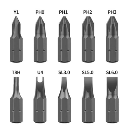 Adjustable Ratchet Screwdriver Set with 10 Bits