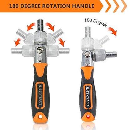 38-in-1 Ratchet Screwdriver Bit Set