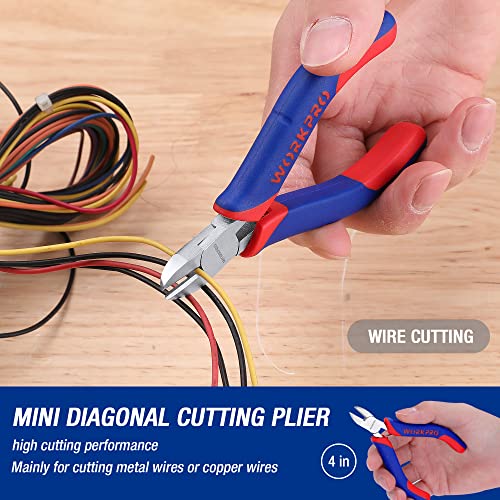 3-Piece Mini Pliers Set for Crafts & Repairs