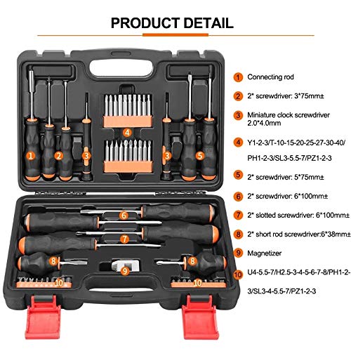 54-in-1 Precision Magnetic Screwdriver Set