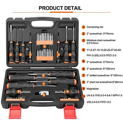 54-in-1 Precision Magnetic Screwdriver Set
