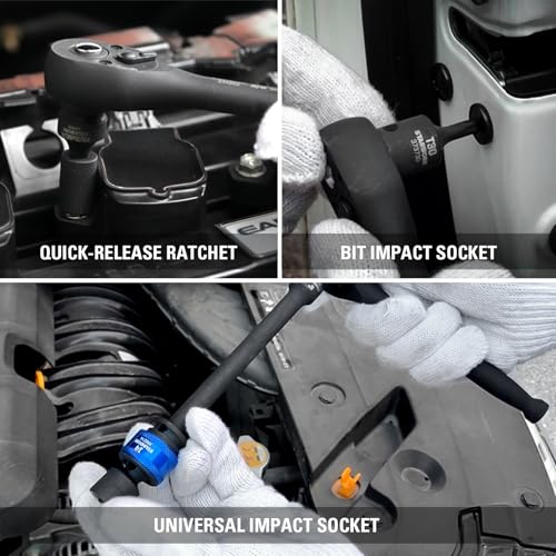 153-Piece Master Impact Socket Set SAE & Metric