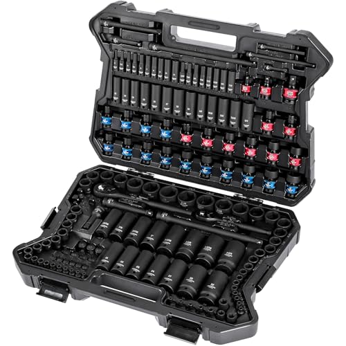 153-Piece Master Impact Socket Set SAE & Metric