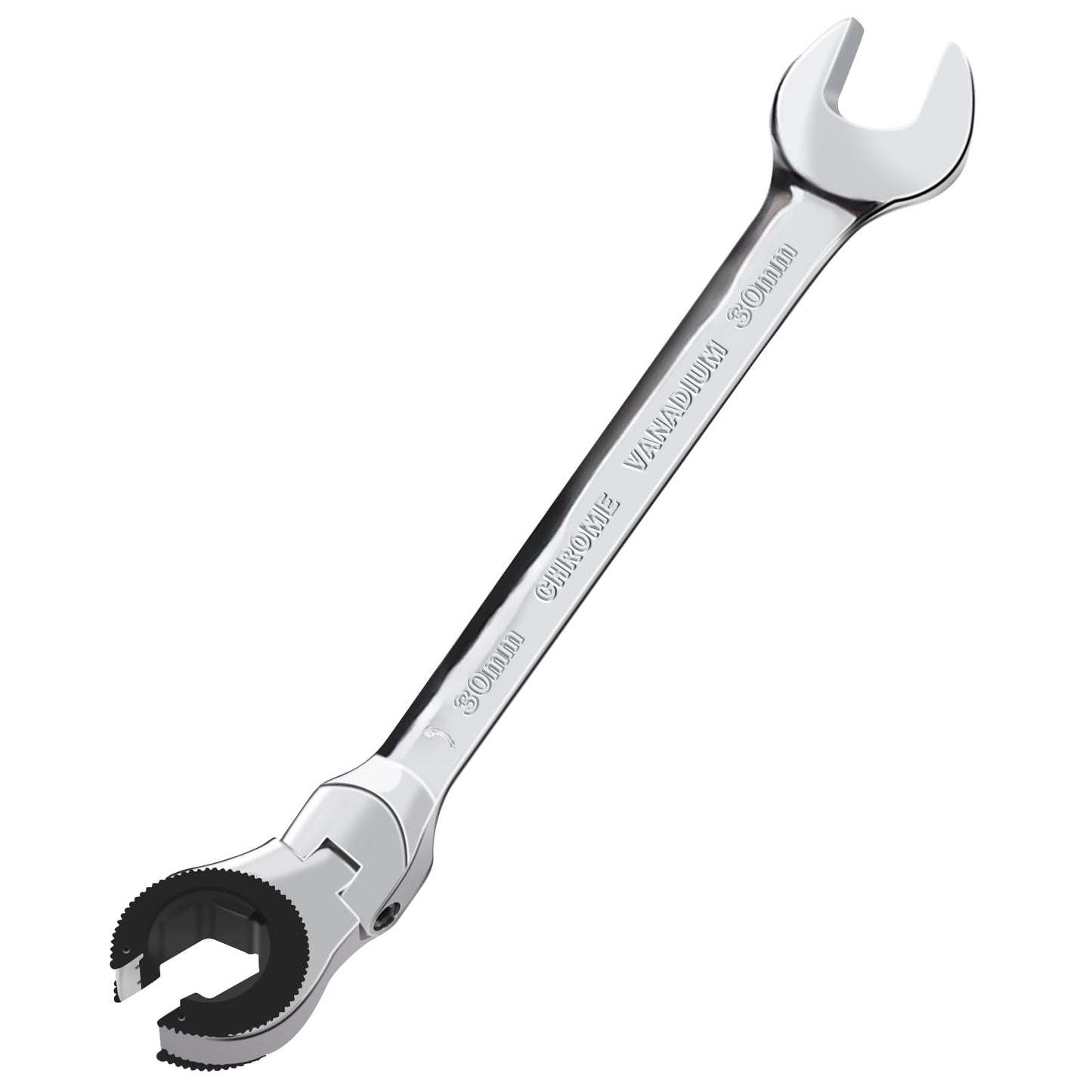 Metric Flex-Head Ratcheting Wrench