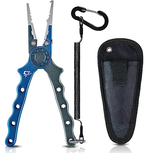 Saltwater Fishing Pliers with Hook Remover