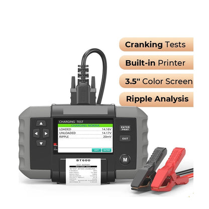 12V/24V Automotive Battery Analyzer with Printer