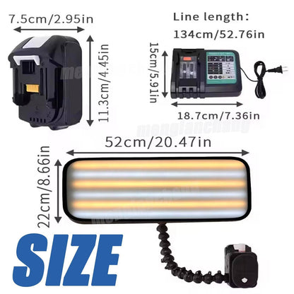 Large PDR Light Panel with Adjustable Modes