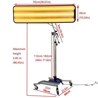 LED PDR Light Board with Stand & Wheels