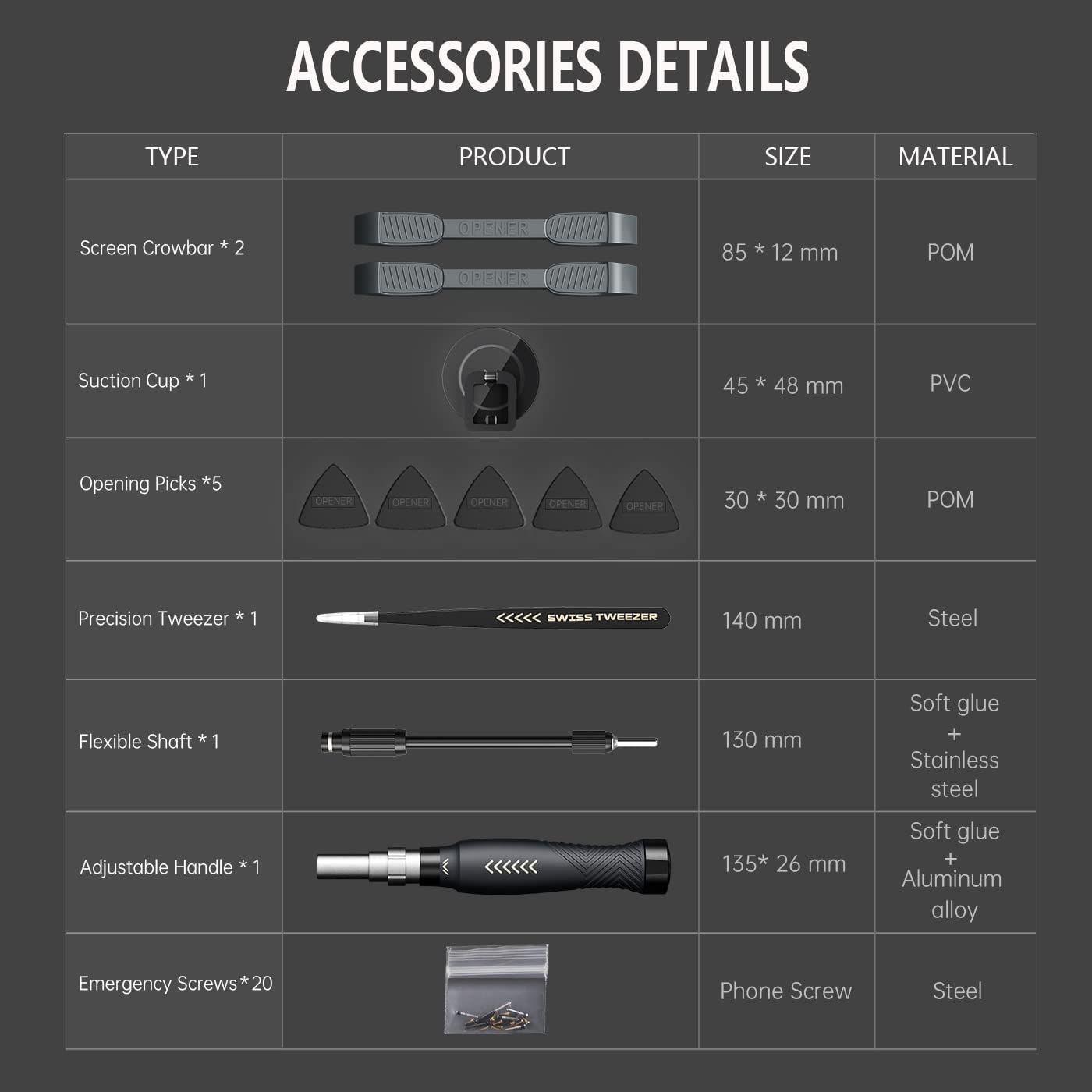 Precision Screwdriver Set with Multi Bits