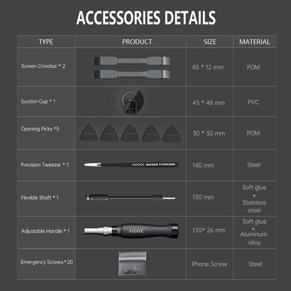 Precision Screwdriver Set with Multi Bits