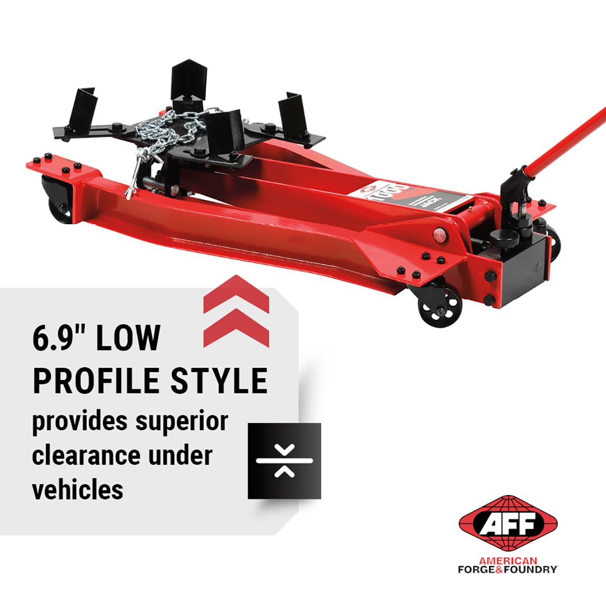 4,400 lb Heavy Duty Transmission Jack with Adjustable Lift