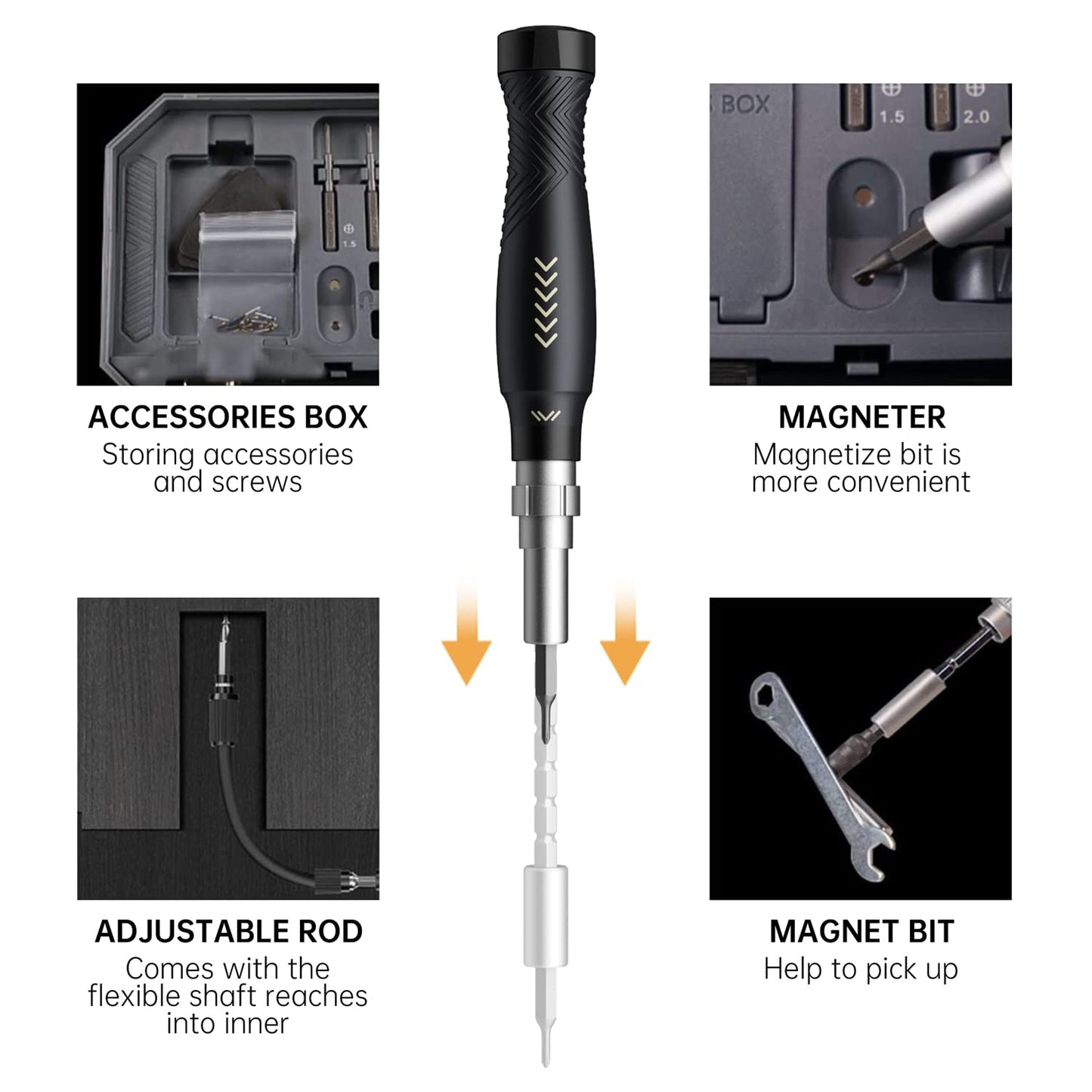 Precision Screwdriver Set with Multi Bits