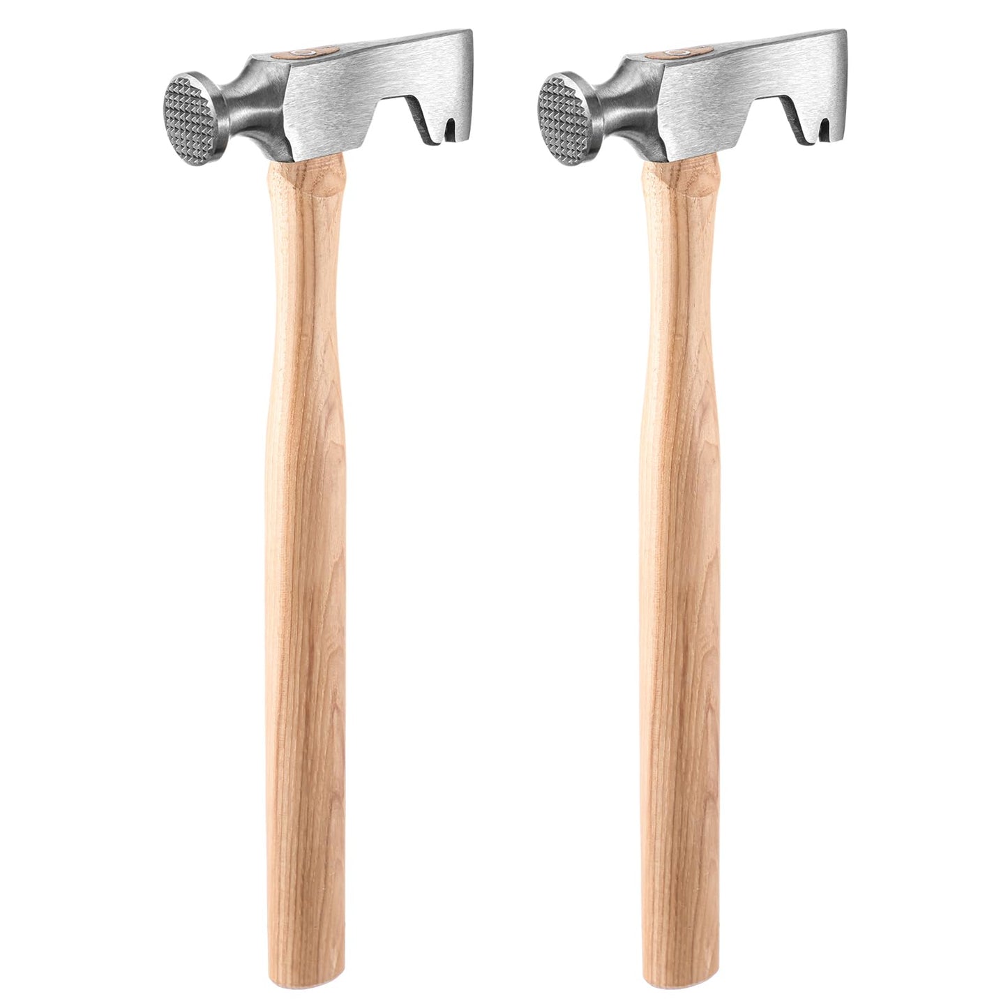 2-Piece Drywall Hammer Set with Wood Handle