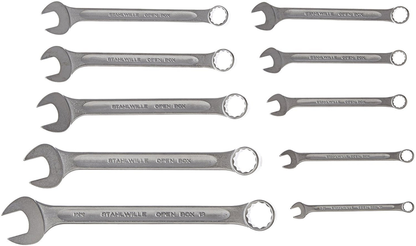 Combination Open-Box Wrench Set