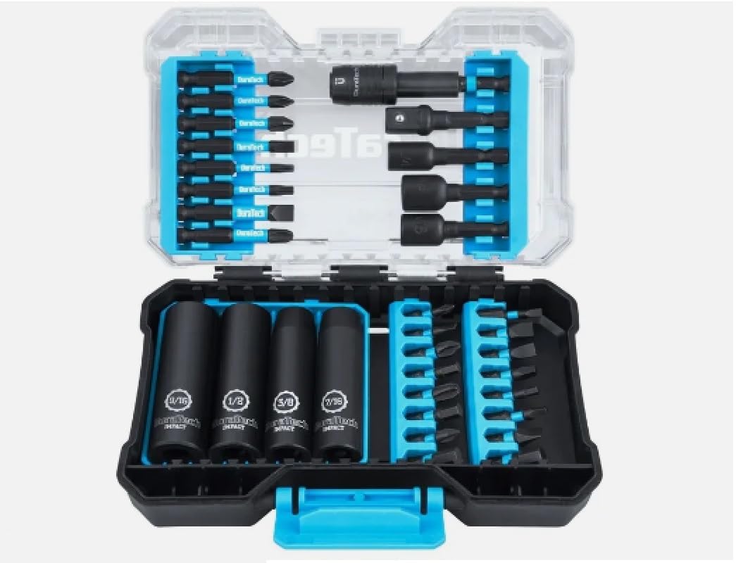 33-Piece Impact Screwdriver Bit Socket Set
