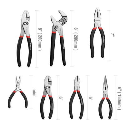 7-Piece Pliers Set for DIY & Repairs