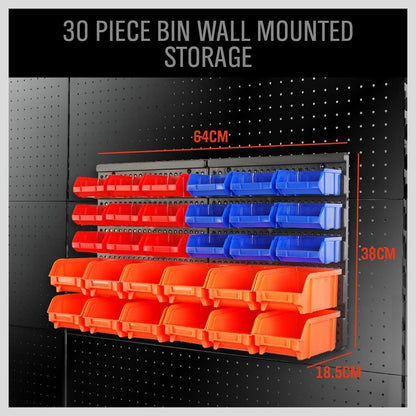 Heavy Duty Garage Tool Organizer Rack