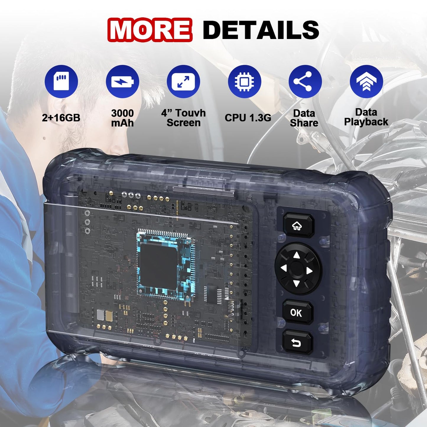Heavy Duty Truck Diagnostic Scanner with DPF Regen