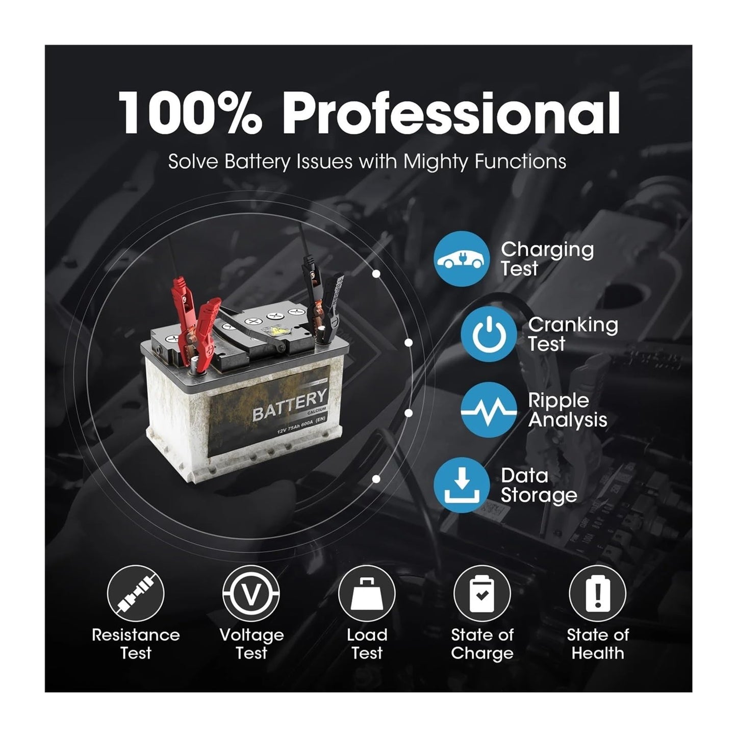 12V Digital Automotive Battery Tester