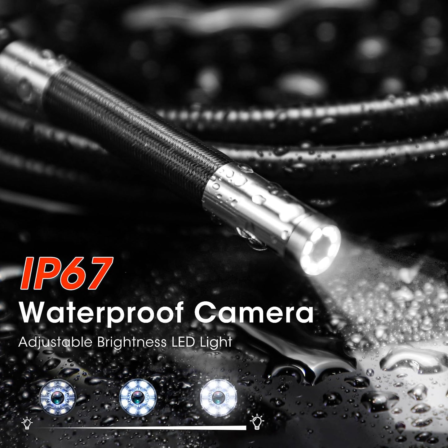 Articulating Borescope Inspection Camera