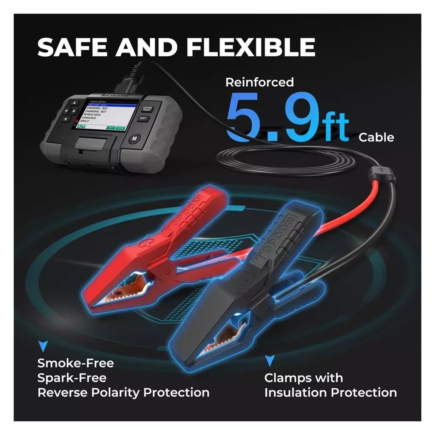 12V/24V Automotive Battery Analyzer with Printer