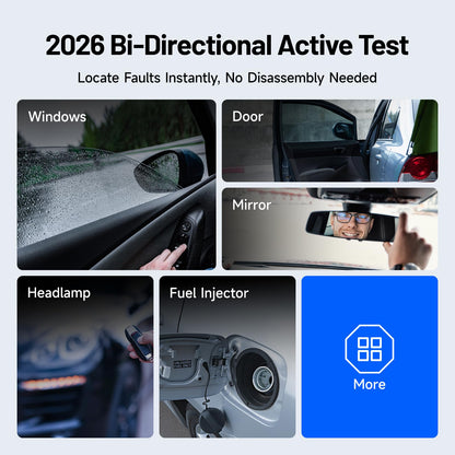 Wireless Bidirectional OBD2 Diagnostic Scanner