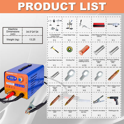 Electric Dent Puller Spot Welder Kit