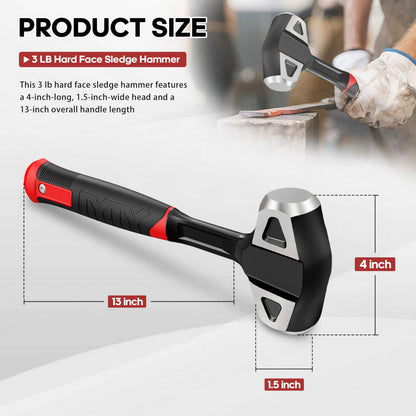 3lb Heavy Duty Sledge Hammer