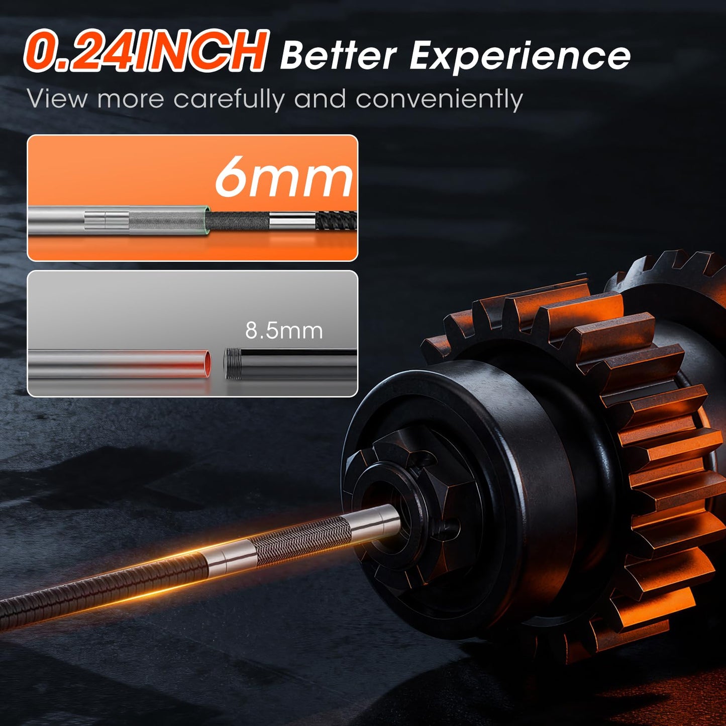 Articulating Borescope Inspection Camera