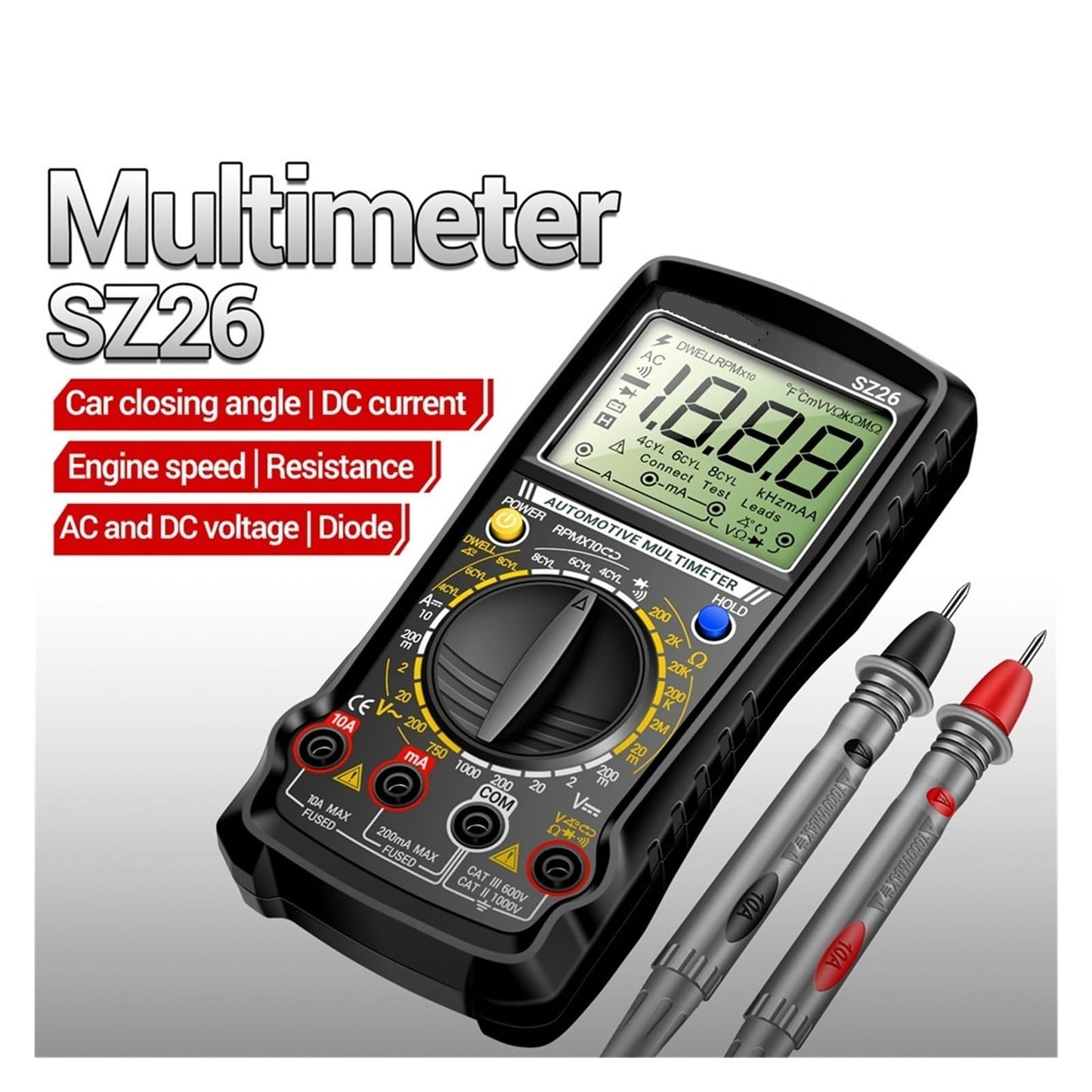 Digital Automotive Multimeter Repair Tool