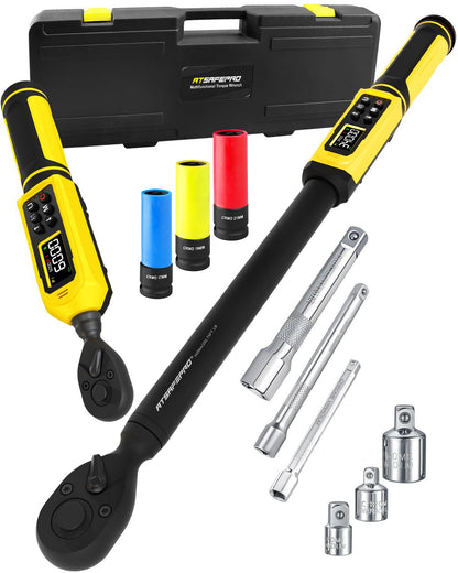 Digital Torque Wrench Set with LCD Display