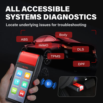 6V/12V Battery Analyzer & OBD2 Scanner