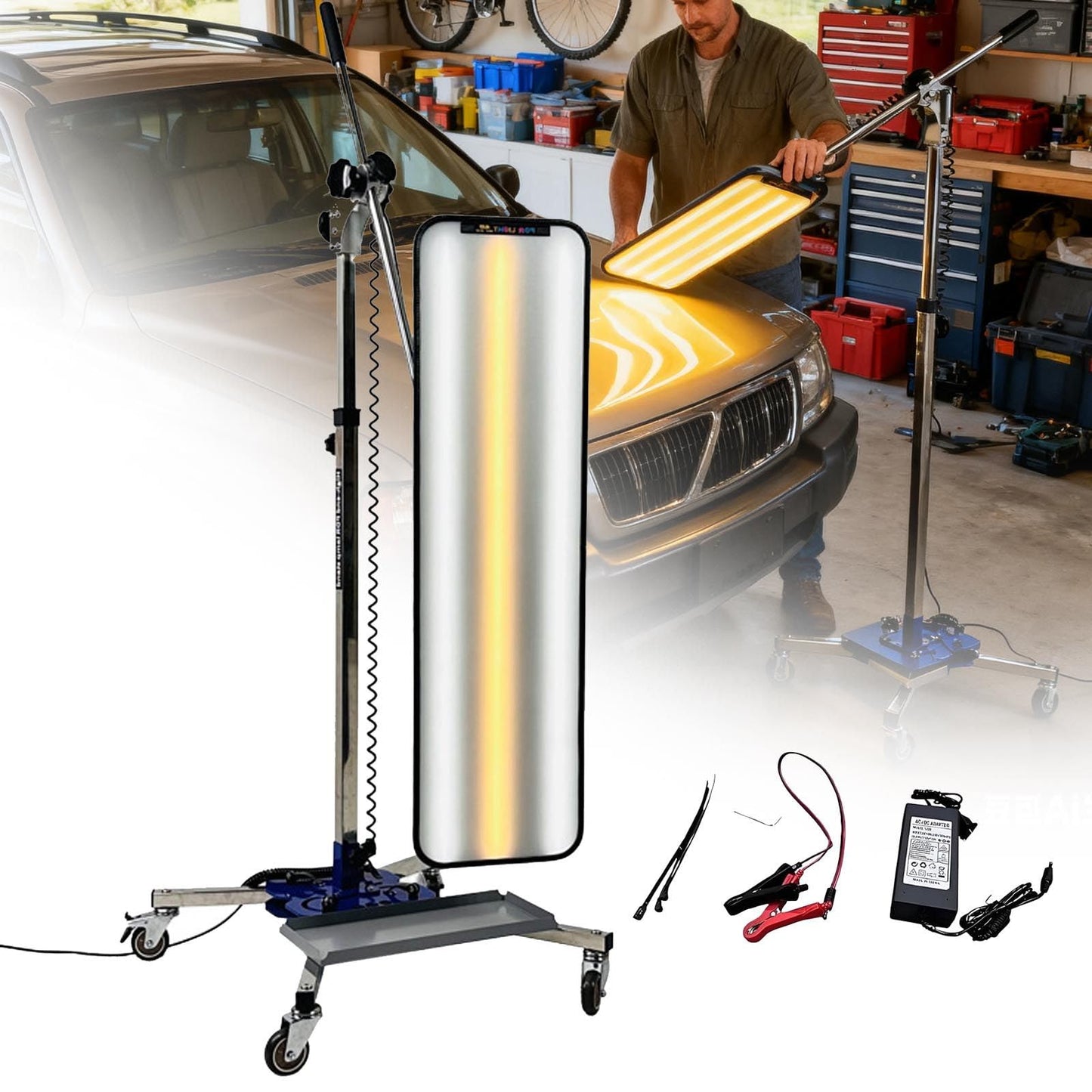 LED PDR Light Board with Stand & Wheels