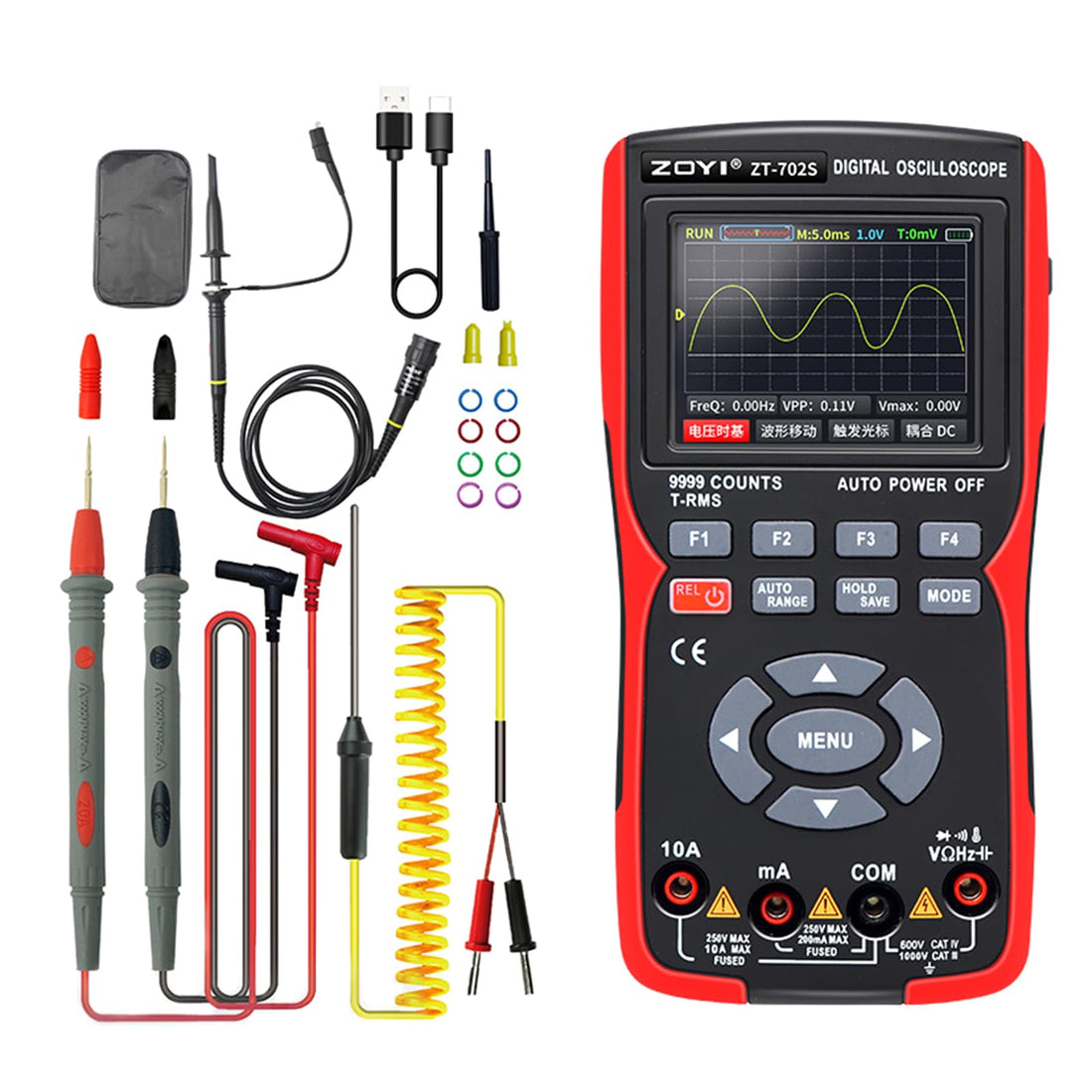 Handheld Digital Oscilloscope Multimeter