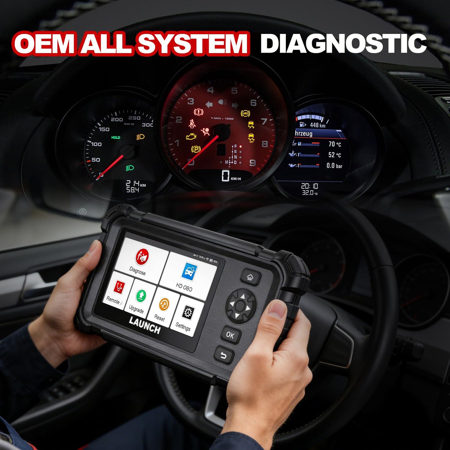 Heavy Duty Truck Diagnostic Scanner with DPF Regen