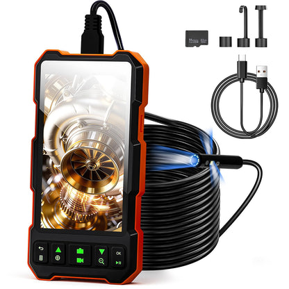 Triple Lens Industrial Inspection Camera with Light
