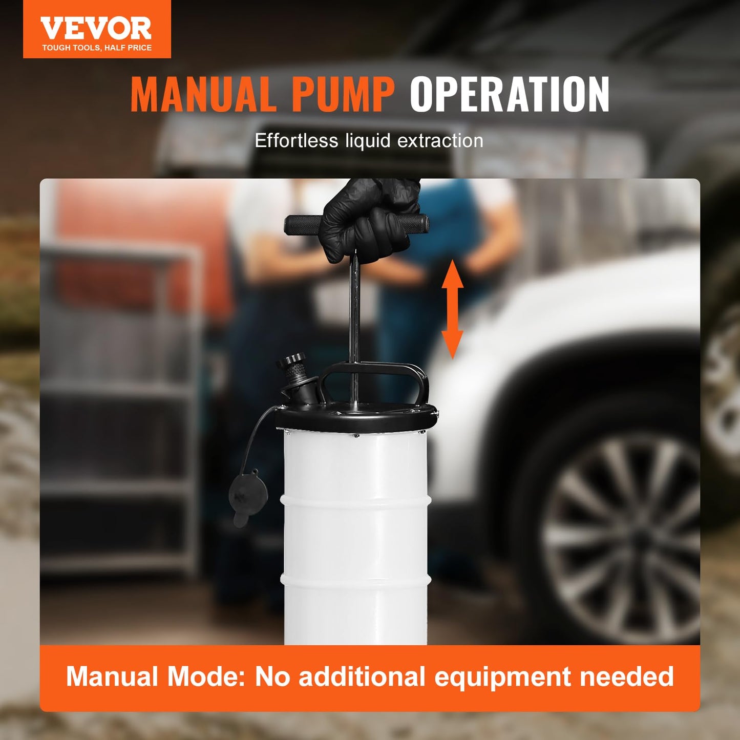 15L Dual-Mode Fluid Extractor for Oil & Fluid Transfer
