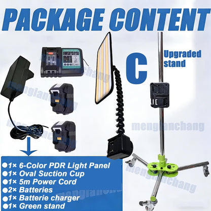 Large PDR Light Panel with Adjustable Modes