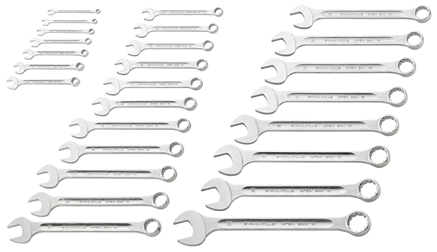 Combination Open-Box Wrench Set