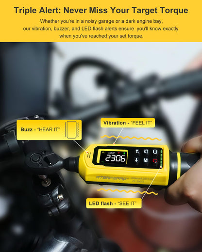Digital Torque Wrench Set with LCD Display