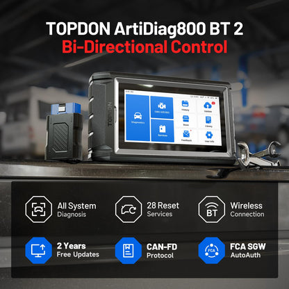 Wireless Bidirectional OBD2 Diagnostic Scanner
