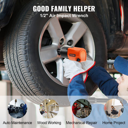 Lightweight Pneumatic Air Impact Wrench