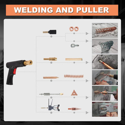 Electric Dent Puller Spot Welder Kit