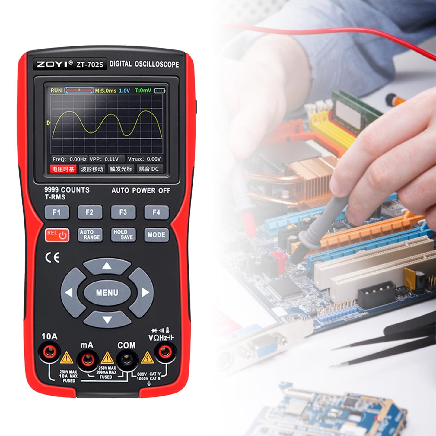 Handheld Digital Oscilloscope Multimeter