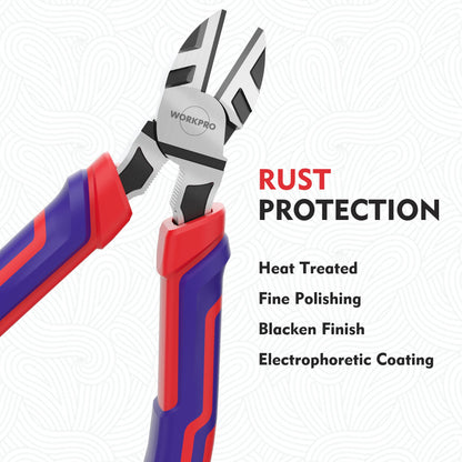 Heavy Duty Wire Cutters with Comfort Grip