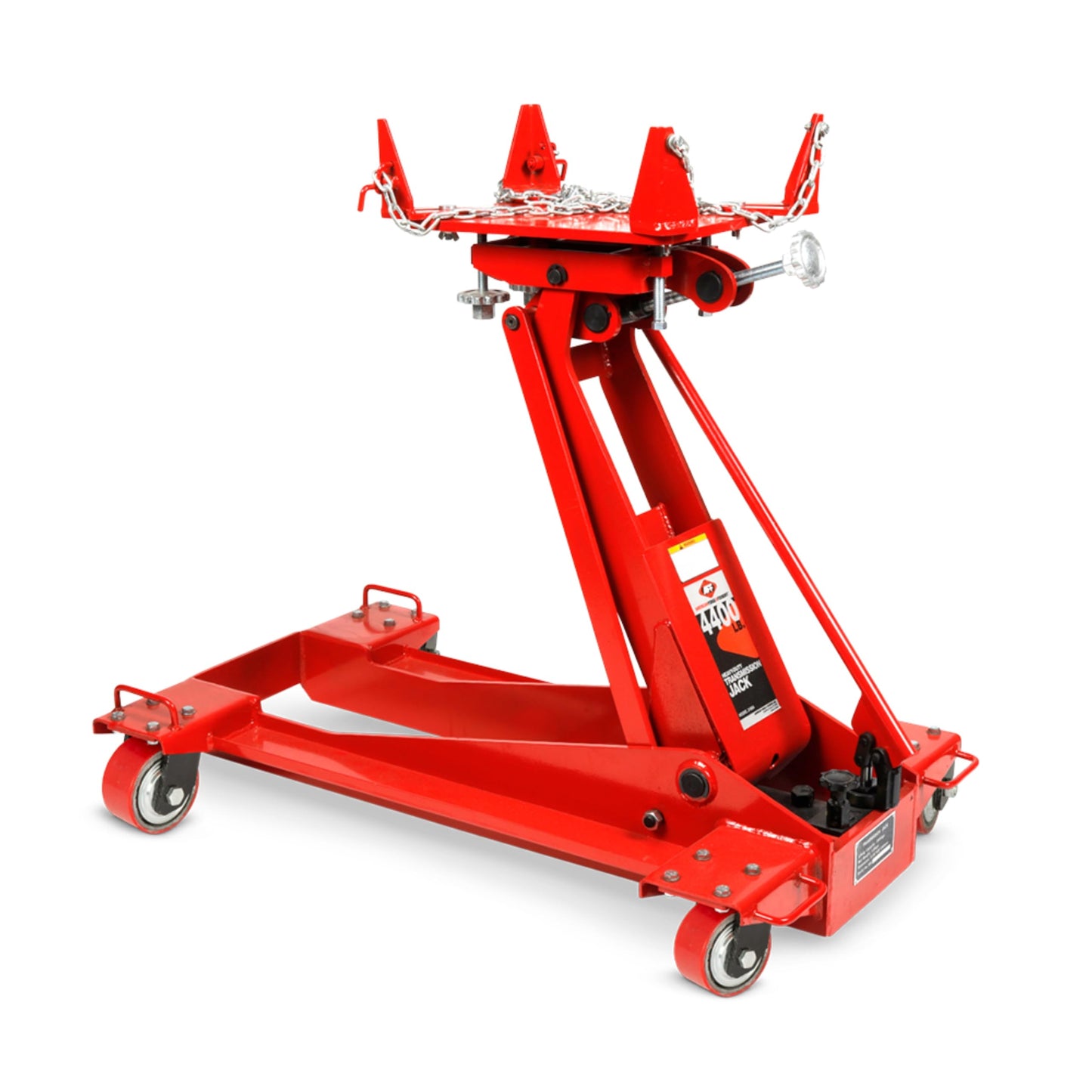 4,400 lb Heavy Duty Transmission Jack with Adjustable Lift