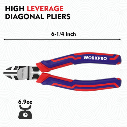 Heavy Duty Wire Cutters with Comfort Grip
