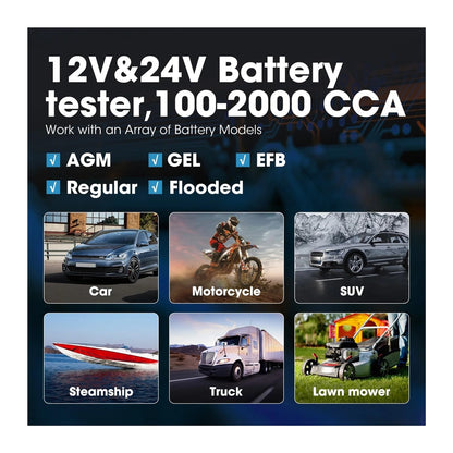 12V Digital Automotive Battery Tester