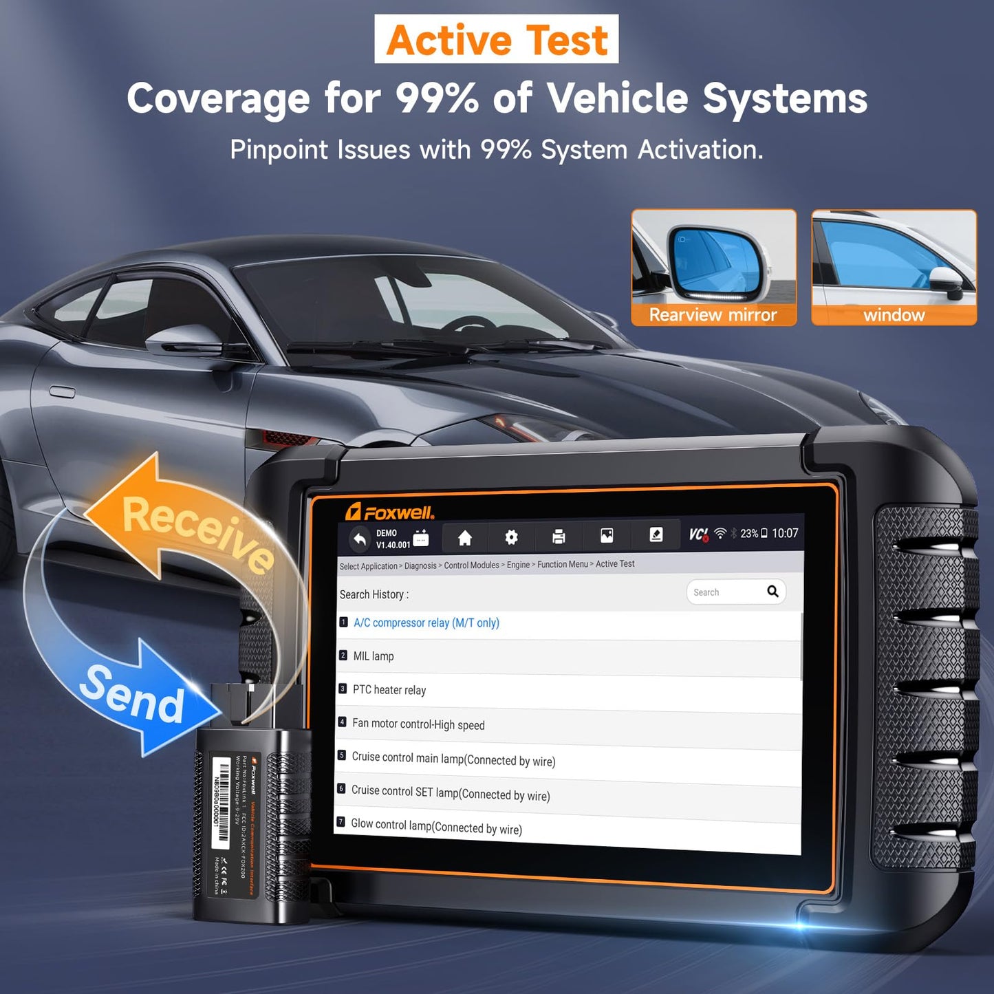 Wireless Bidirectional OBD2 Diagnostic Scanner
