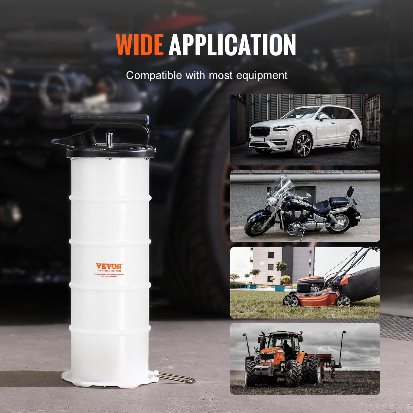 15L Dual-Mode Fluid Extractor for Oil & Fluid Transfer